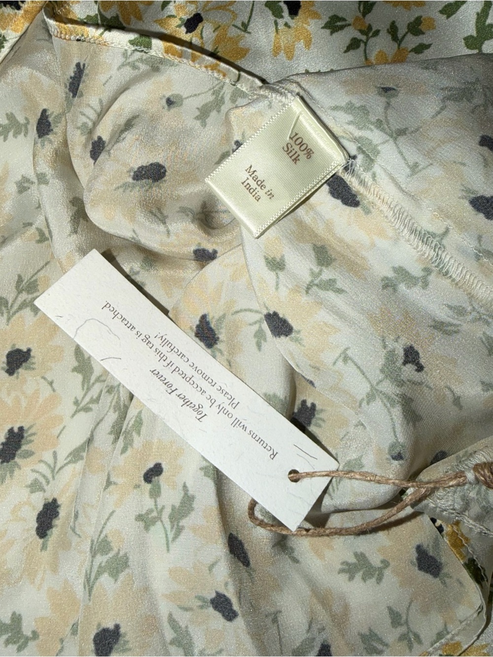 NWT Christy Dawn Esmeralda Dress Sunflower Sunshine Size Large New Silk Lace - Picture 9 of 12